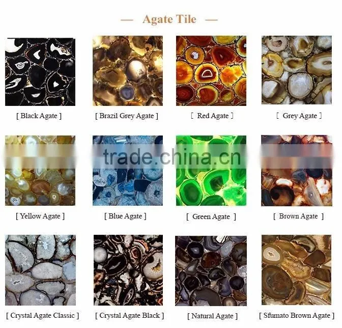 Druzy agate stone slabs for group-buying