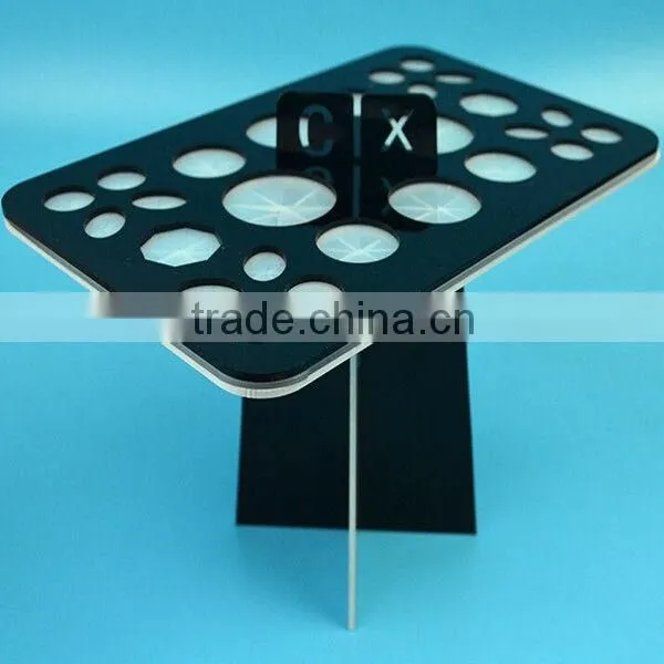 Wholesale promotional good quality acrylic eye shadow display stand