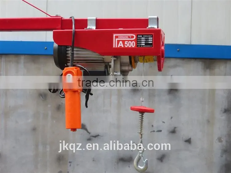 mini electric monorail hoist wireless crane remote control