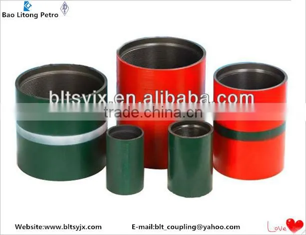 API 5CT 5 1/2 J55/K55/N80 LTC oilfield casing coupling