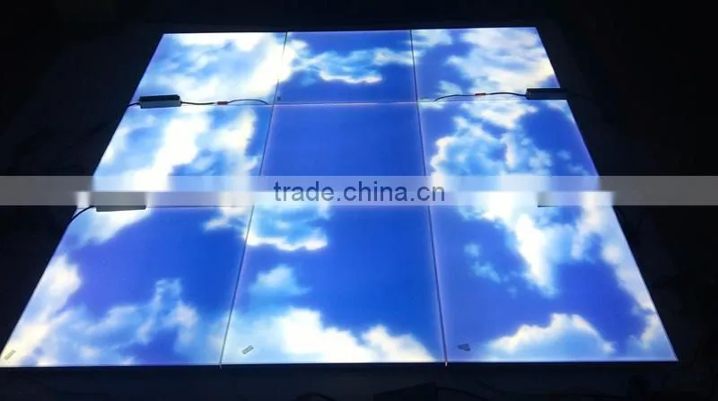 IP44 Input voltage 100-240VAC 600X600MM 48W Frameless CE LED Sky Light