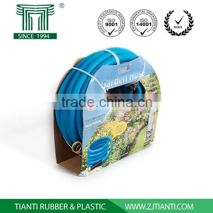 Low Temperature Flexible 2016 Rubberized PVC Hybrid Garden Hoses with Bandit