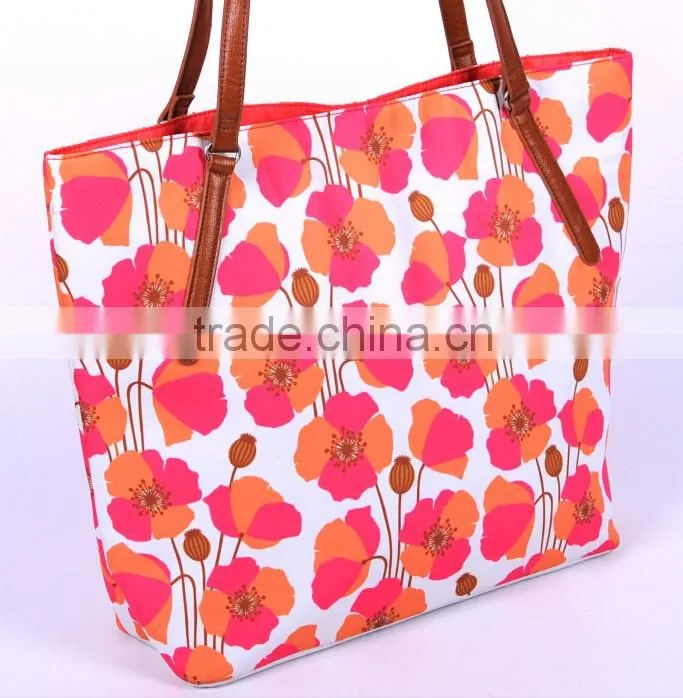 Top quality factory direct price polyester lady tote bags
