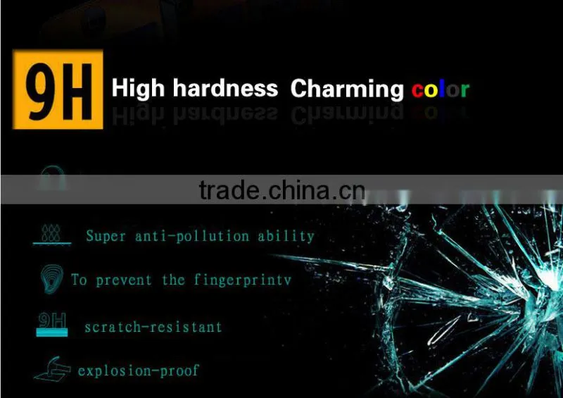 Curved edge Anti-explosion Tempered Glass Screen protective film anti-fingerprint tempered glass for iphone 5