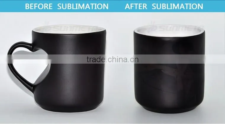 High Quality Sublimation Photo Color Changing Mug Ceramic Sublimation Magic Mug