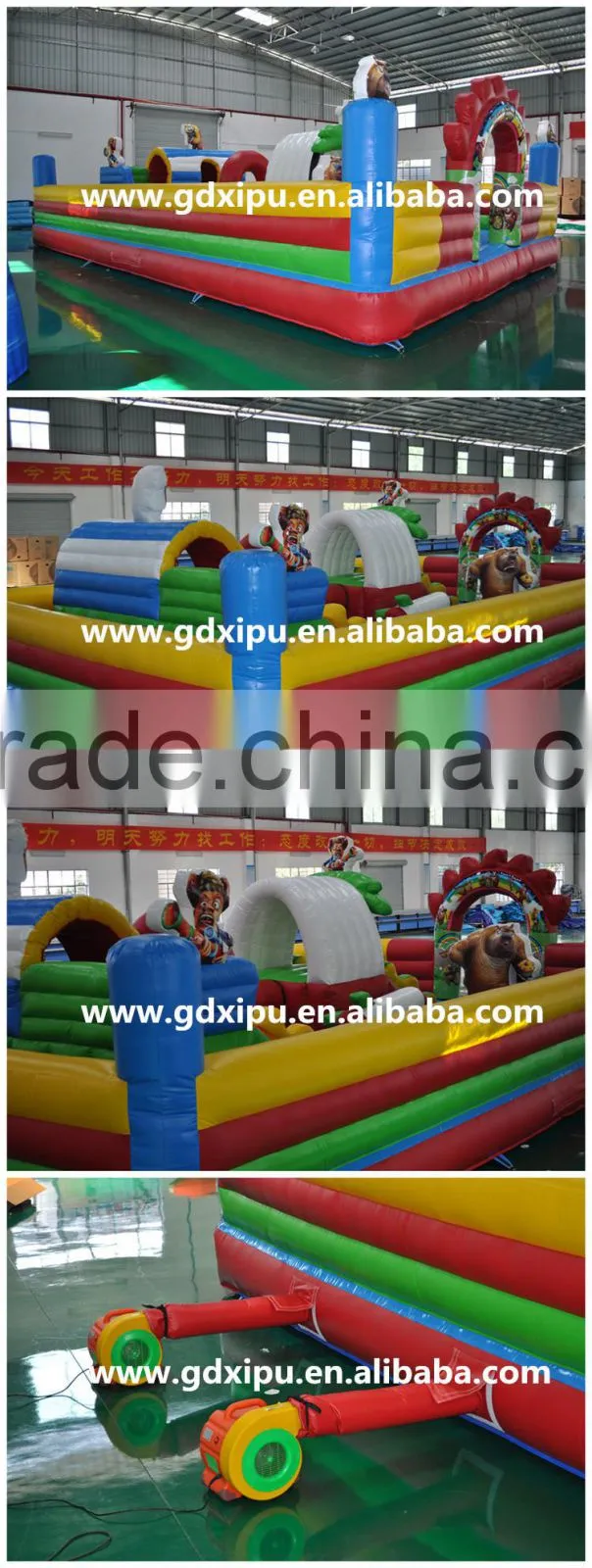 2015 hot sale Out Door Inflatable Amusement Park for kides
