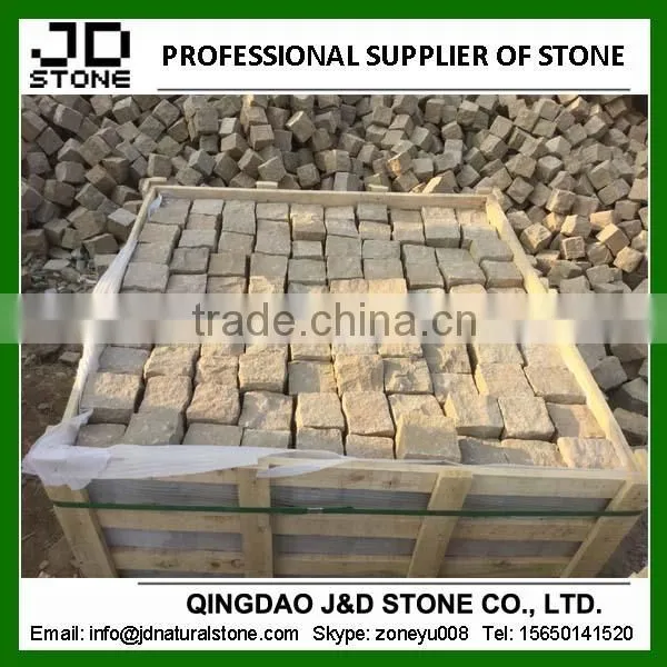 red sandstone bricks and sandstone cobbles for sale