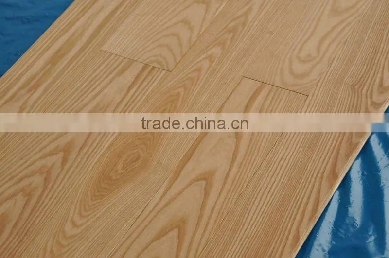 Wide 5" Natural White Oak Radiant Heat Solid Wooden Plank