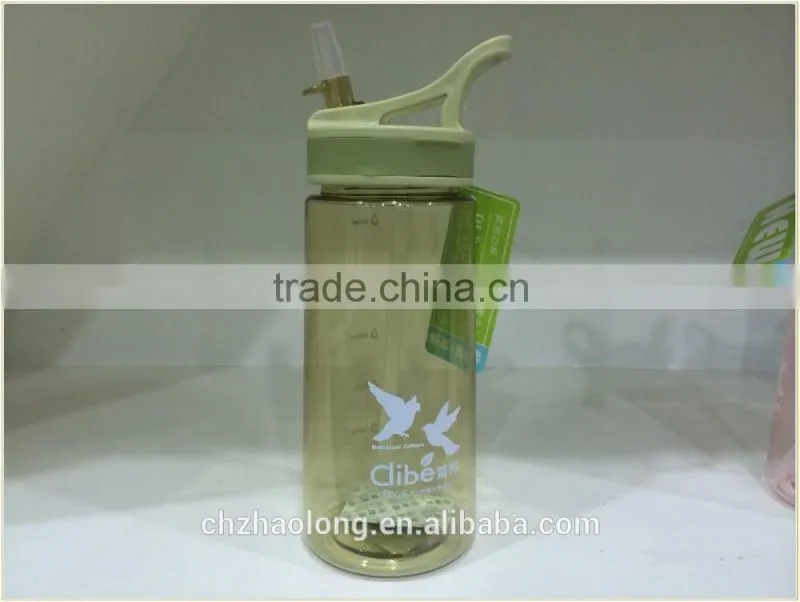 new products innovative 2016 sports water bottle plastic mineral drink bottle with measuring mark