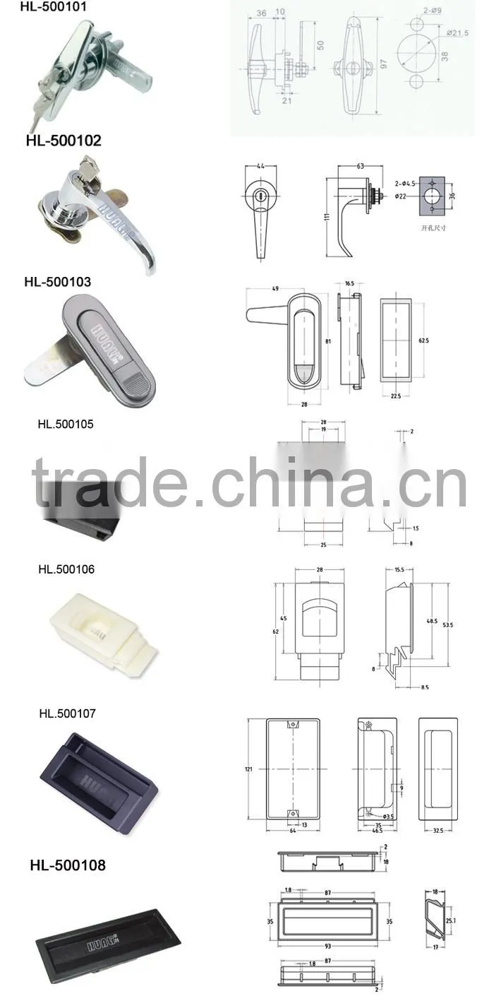 china wholesale market Industrial Door Handle And Locks