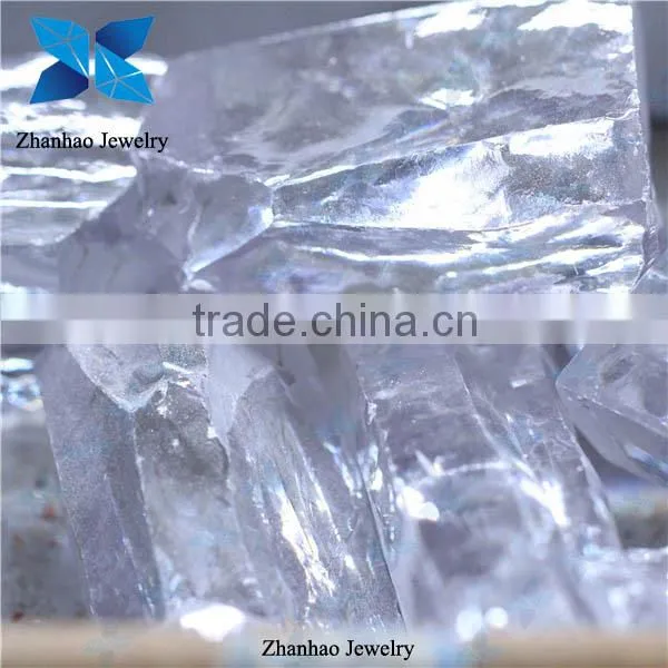 Hot sale cubic zirconia white rough cz stone in stock