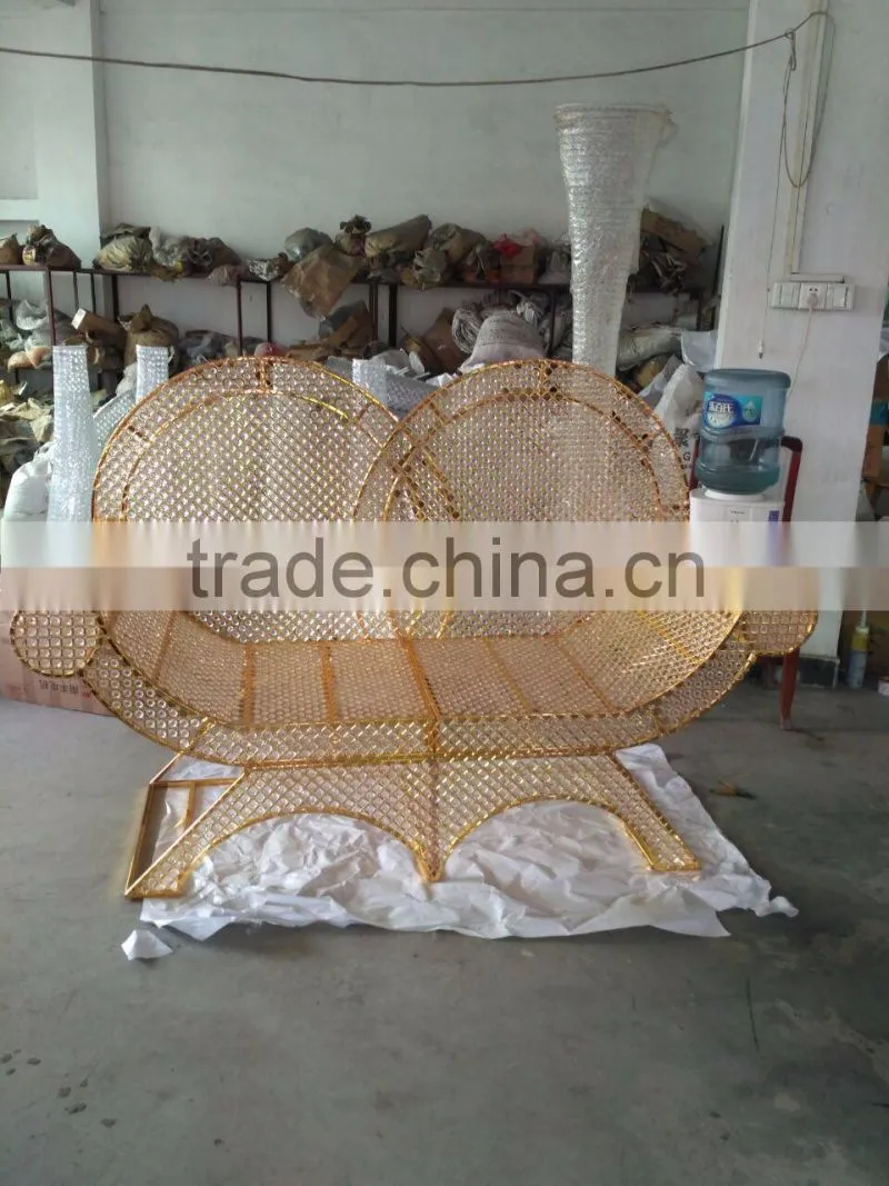 elegant New design bride and groom chairs, wedding chairs for bride and groom sofa chair