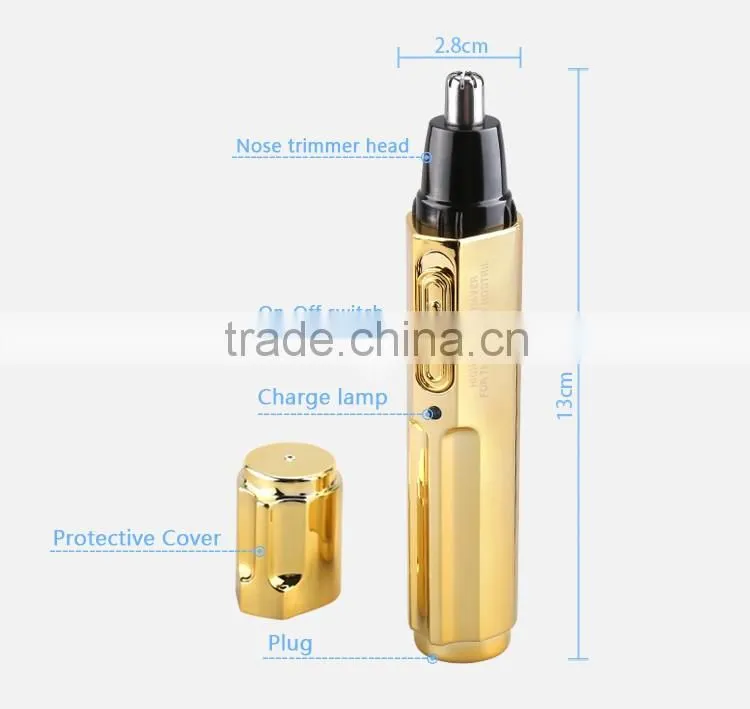 Kemei6616 Modern Design Professional Nose & Ear Trimmer Electric Rechargeable Nose Trimmer for Men and Women
