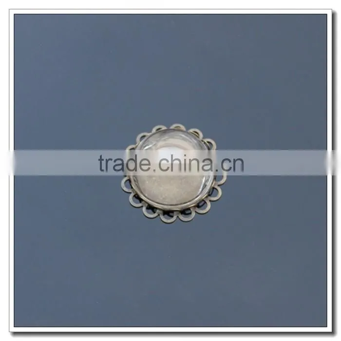(25mm) Half sphere vials, transparent 25mm opening semi-sphere glass cover, 25mm diam necklace hanging clear glass bubble ball
