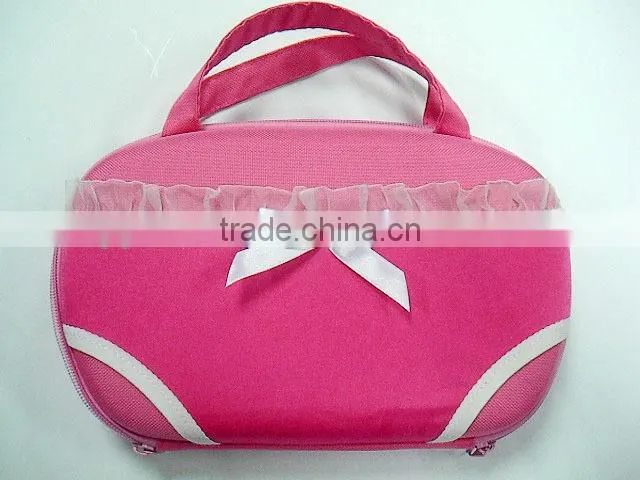 Pink color nice net beautiful flower man panty package bags