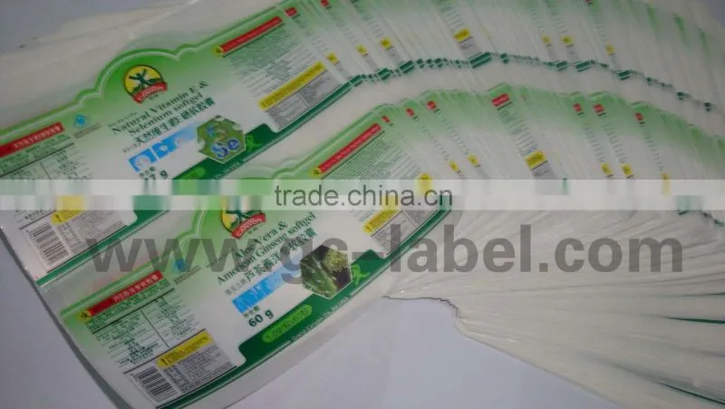 chemical adhesive label