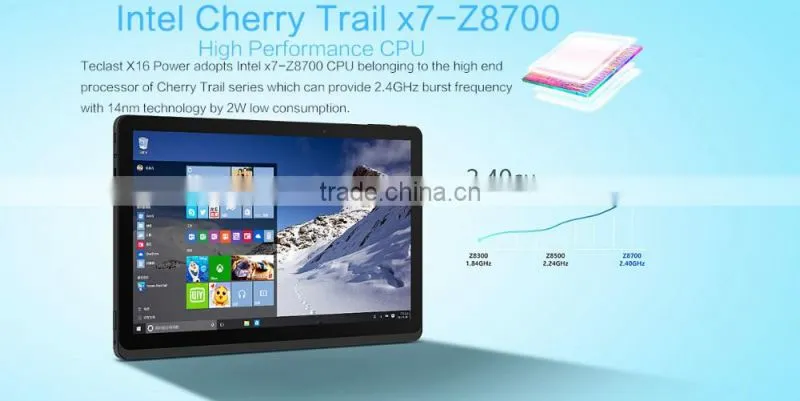 Teclast X16 Power Tablet PC 8GB RAM 64GB ROM Win10 + Android 5.1 11.6 inch FHD IPS Screen Intel Cherry Trail x7-Z8700 64bit