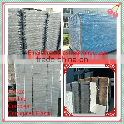 PP corrugated plastic slip sheet