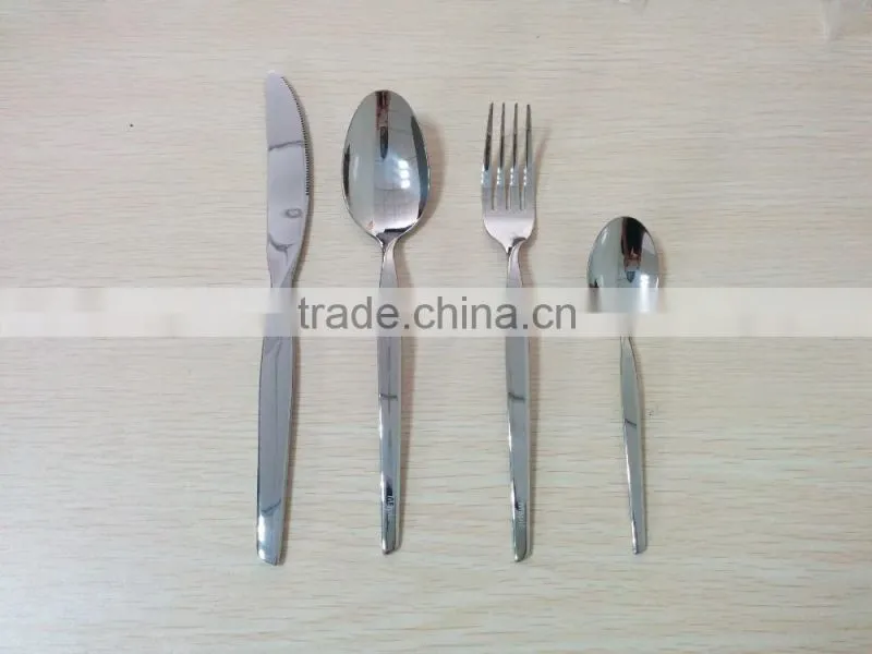 Slim and delicate design stainless steel cultery new design