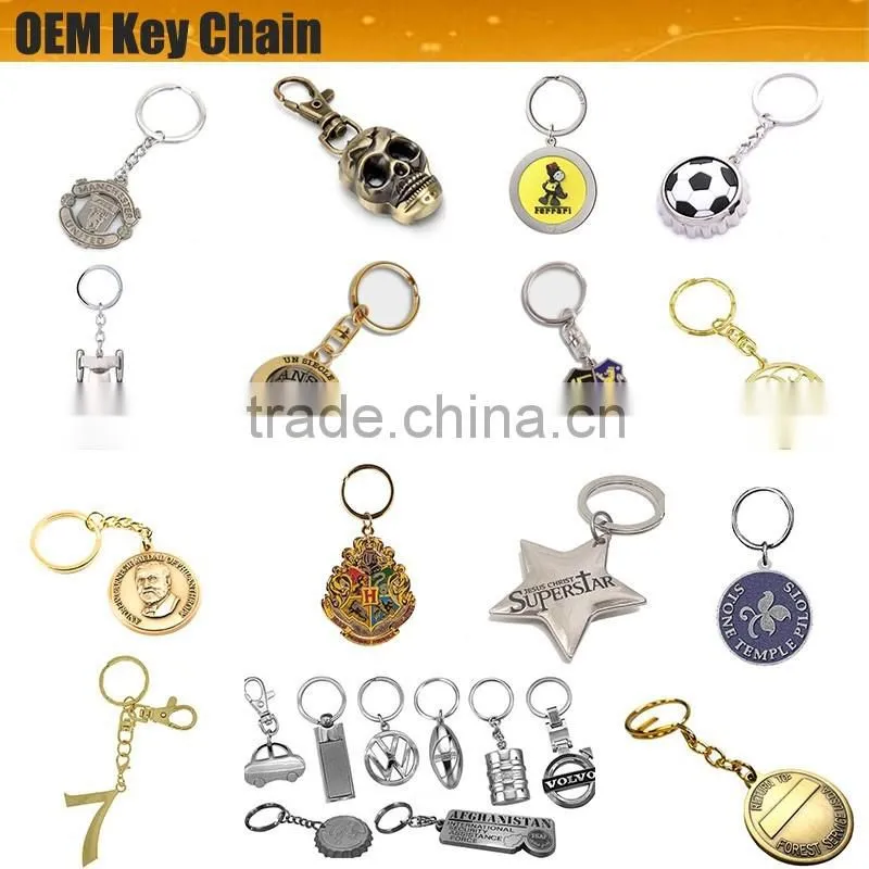 New Design OEM Key Chain Parts Metal Key Chain Ring