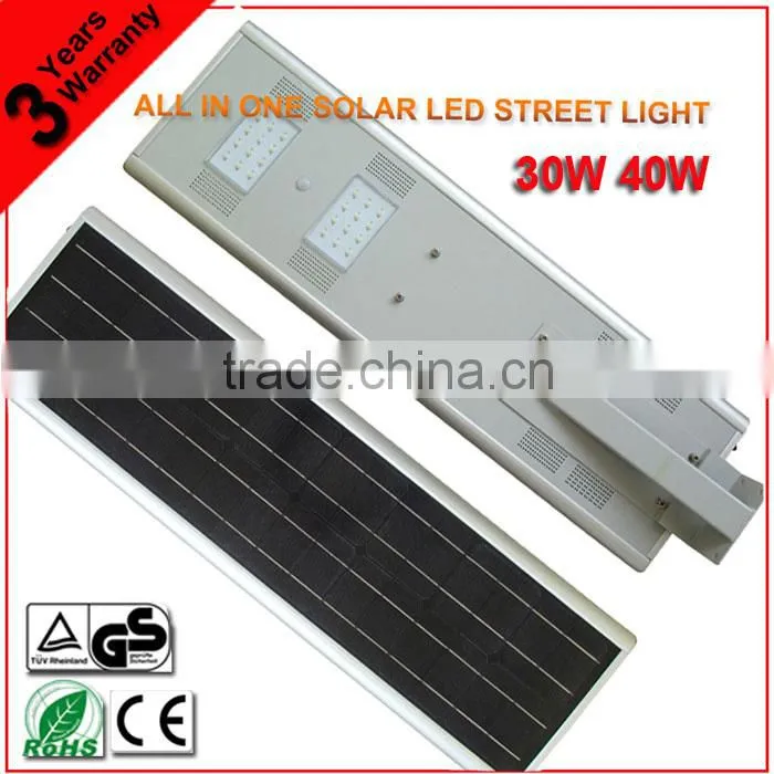 3 Years Warranty High Quality Cob Mobile Solar Traffic Signal Lights 60W Integrated Solar Street Light