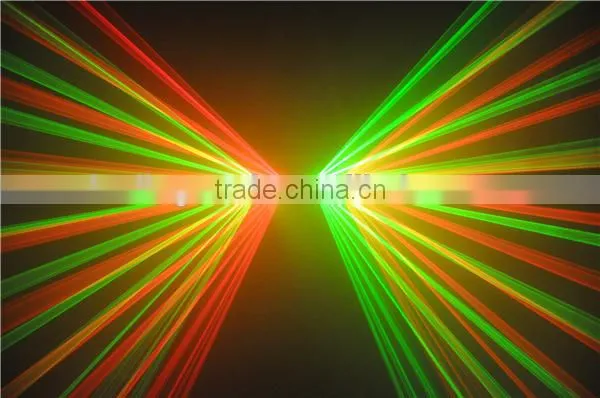 Four Lens 2xRed and 2xGreen stage laser lighting