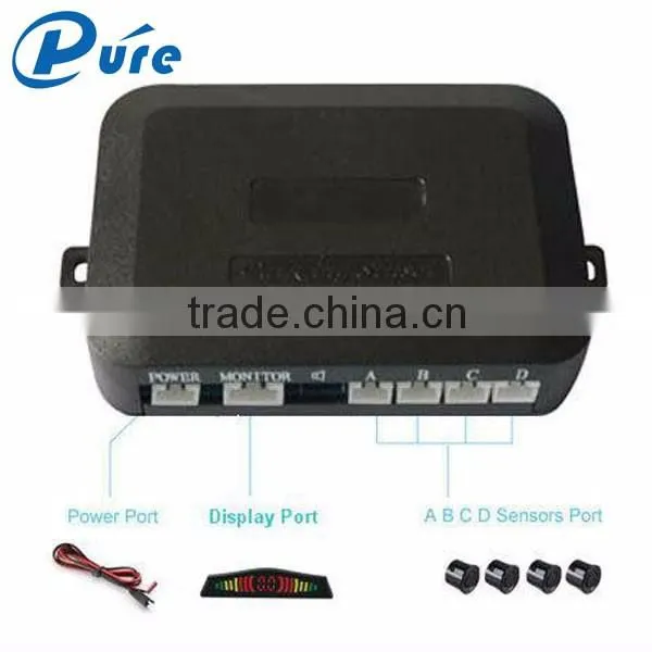CE RoHS certification parking system ultrasonic sensor 4 sensors car parking sensor system