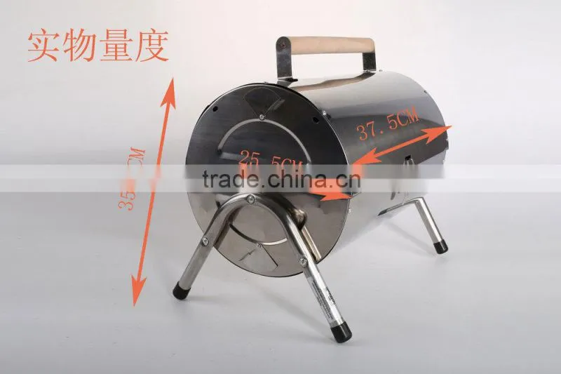 small size barrel grill Outdoor Portable Charcoal bbq Grill