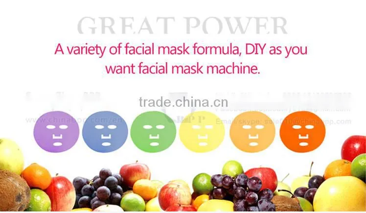 Portable fruit mask machine with vegetable/milk with lowest price