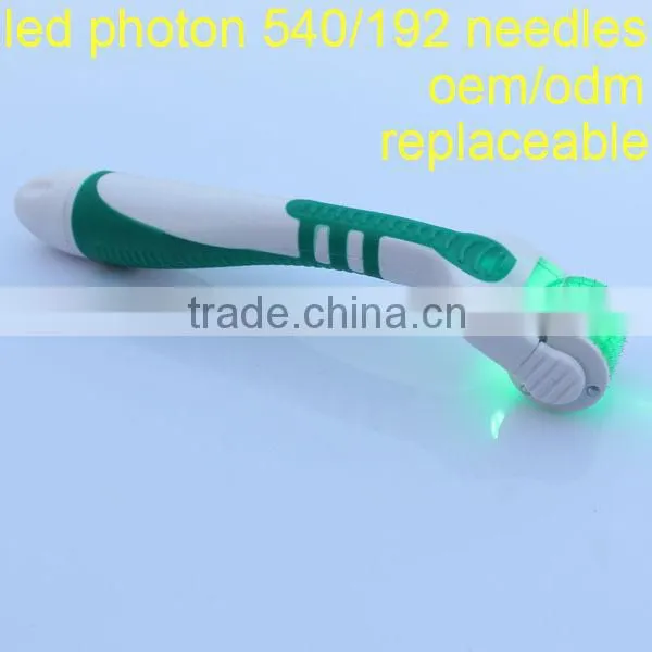 photon derma needle roller 540 led light treatment