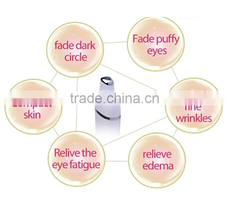Ion eye wrinkle remover pen anti wrinkle remover vibrator facial massager acne treatment