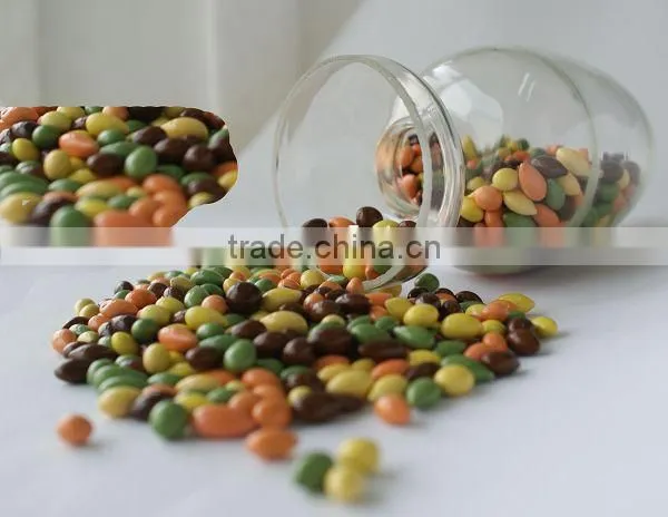 Multi-colored coated Chocolate