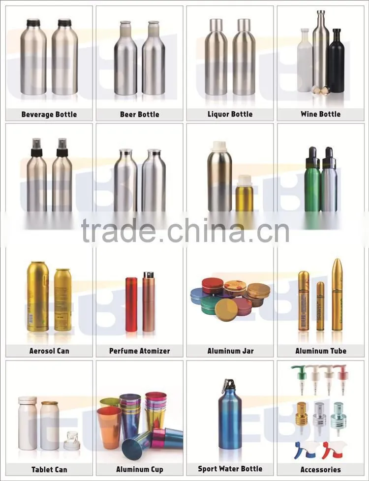 Aluminum tube for chocolate package