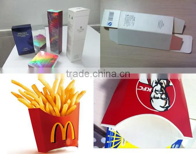 new design automatic folder gluer machine, paper box folding machine