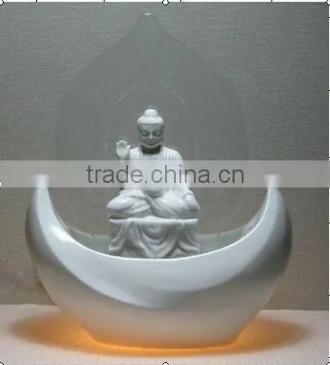 Special Buddha Buddha head home furnishing decoration waterscape rockery water fountain humidifier resin crafts furnishings gift