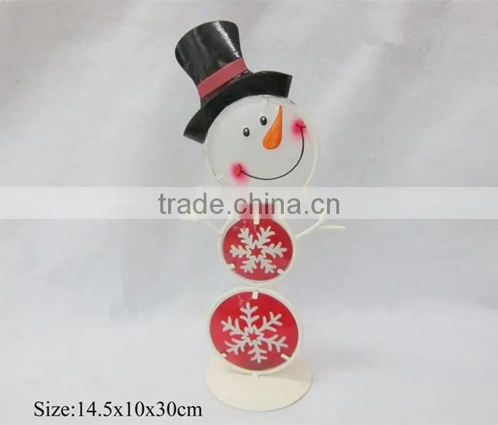 Snowman tealight holder Christmas Decoration