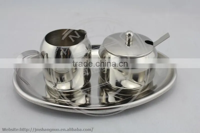 stainless steel sugar dispenser set for restaurant