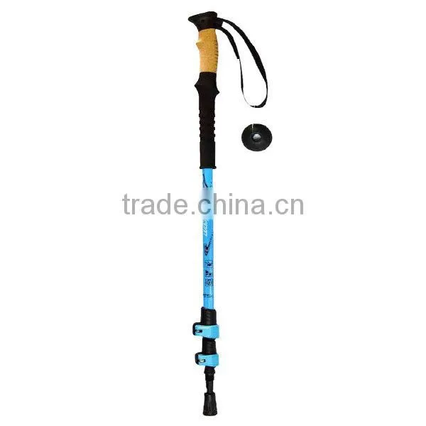 2015 Newest High Quality Retractable Trekking Pole With Quick Lock
