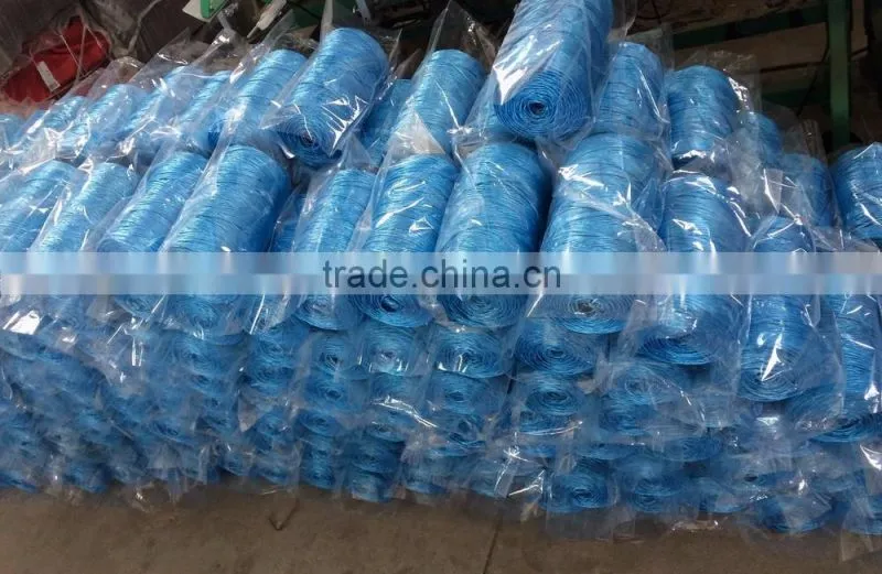 PP string blue color one sub thread 1kg spool