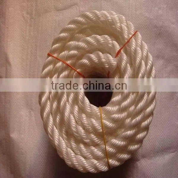 Twisted pe mooring rope with competitive price and quality