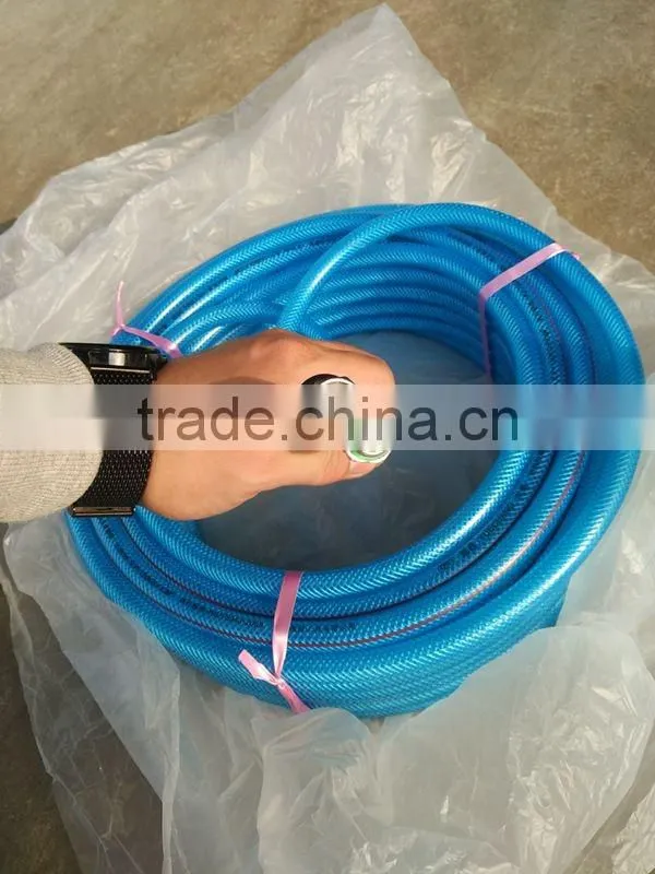 China manufacture Flexible Braid Reinforced PVC Hose Pipe