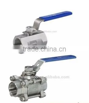 OEM customized 1/2",3/4",1",1-1/4",1-1/2",2" PVC 3 Ball Valves