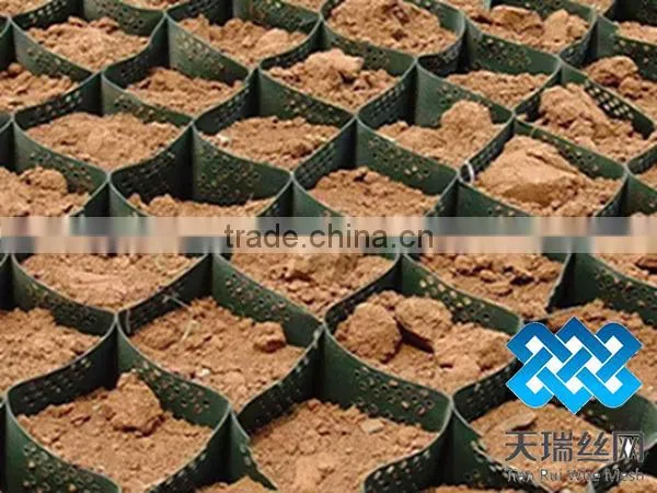 High quality CE certified HDPE Geocell for roadbed, slope