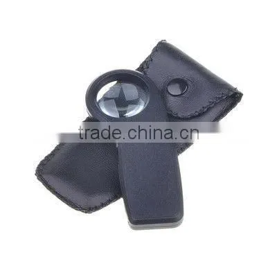 2013 New 30X 30mm LED Light Glass Jewelry Coin Loupe Magnifier Currency Detecting