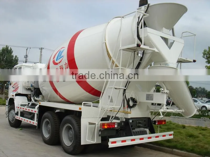 sinotruk capacity 12cbm concrete mixer truck, cement mixer truck with good quality