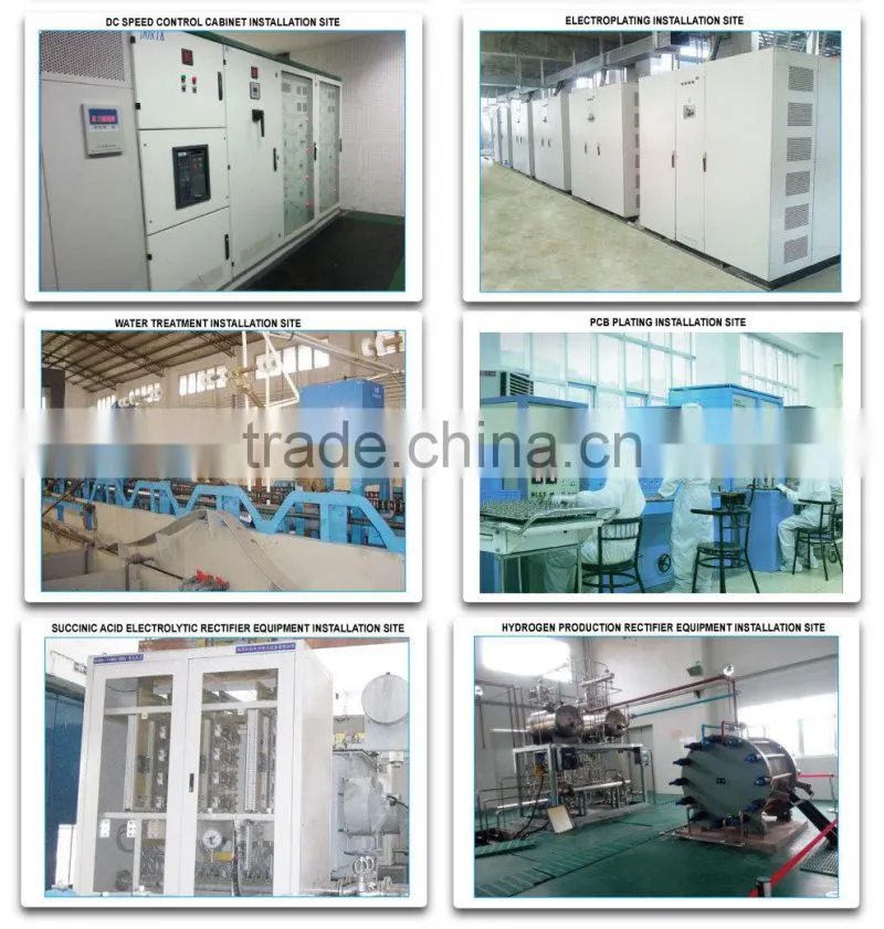 Compact module High frequency switching DC water electrolysis