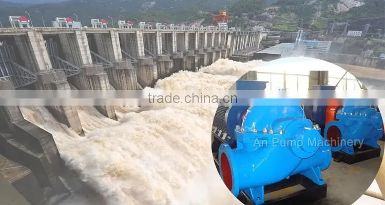 Large capacity split case pump split casing pump double suction pump