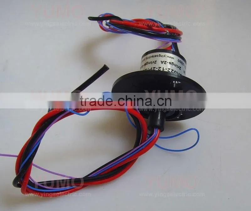 SR022-12-2P2S 4 rings slip ring Capsule electrical slip ring