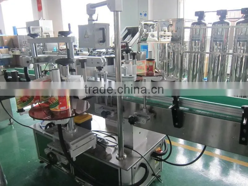 New automatic bottle labeling machine