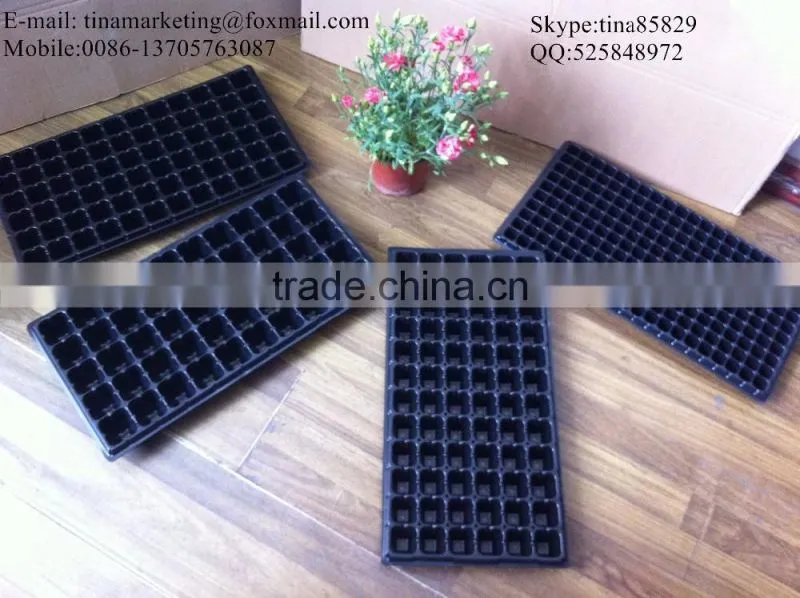 32,45,50,72,96,98,104,105,128,200,242,288,406,512 Cell HIPS Plastic Plant Seedling Nursery Tray
